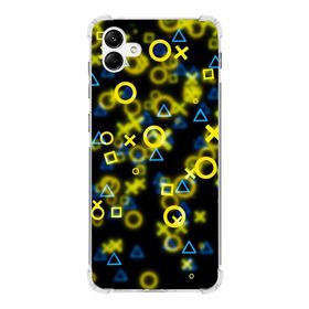 Printify Samsung Galaxy A04 Köşe Korumalı Antişok Kapak Grafiti Tasarımlı Şeffaf Kılıf