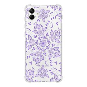 Printify Samsung Galaxy A04 Köşe Korumalı Antişok Kapak Nostalji Desen Tasarımlı Şeffaf Kılıf