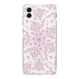 Printify Samsung Galaxy A04 Köşe Korumalı Antişok Kapak Nostalji Desen Tasarımlı Şeffaf Kılıf