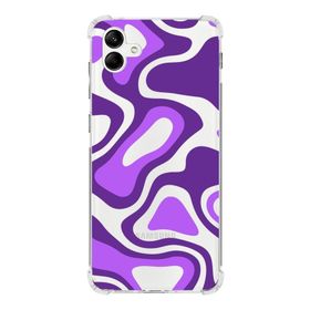 Printify Samsung Galaxy A04 Köşe Korumalı Antişok Kapak Renkli Desen Tasarımlı Şeffaf Kılıf