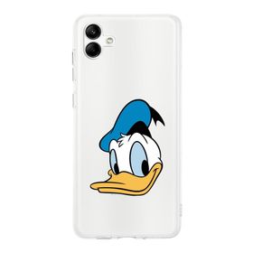 Printify Samsung Galaxy A04 Uyumlu Kamera Korumalı Kapak Donald Duck B Tasarımlı Şeffaf Kılıf