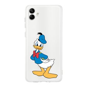 Printify Samsung Galaxy A04 Uyumlu Kamera Korumalı Kapak Donald Duck D Tasarımlı Şeffaf Kılıf
