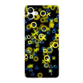 Printify Samsung Galaxy A04 Uyumlu Kamera Korumalı Kapak Grafiti E Tasarımlı Şeffaf Kılıf