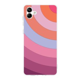 Printify Samsung Galaxy A04 Uyumlu Kamera Korumalı Kapak Renk Cümbüşü F Tasarımlı Şeffaf Kılıf