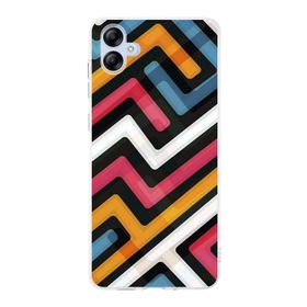 Printify Samsung Galaxy A04e Uyumlu Kamera Korumalı Kapak Grafiti C Tasarımlı Şeffaf Kılıf
