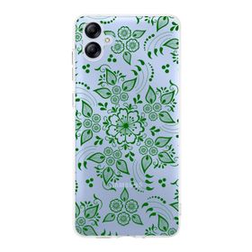 Printify Samsung Galaxy A04e Uyumlu Kamera Korumalı Kapak Nostalji Desen A Tasarımlı Şeffaf Kılıf