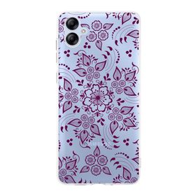 Printify Samsung Galaxy A04e Uyumlu Kamera Korumalı Kapak Nostalji Desen F Tasarımlı Şeffaf Kılıf