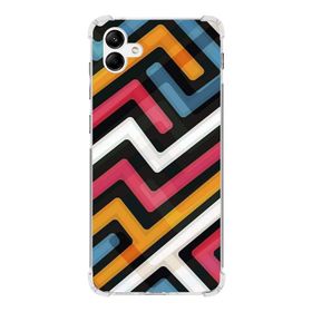 Printify Samsung Galaxy A04e Uyumlu Köşe Korumalı Antişok Kapak Grafiti Tasarımlı Şeffaf Kılıf