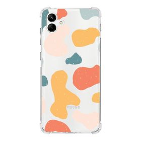 Printify Samsung Galaxy A04e Uyumlu Köşe Korumalı Antişok Kapak Grunge Tasarımlı Şeffaf Kılıf