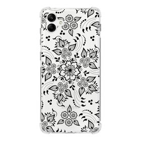 Printify Samsung Galaxy A04E Uyumlu Köşe Korumalı Antişok Kapak Nostalji Desen Tasarımlı Şeffaf Kılıf