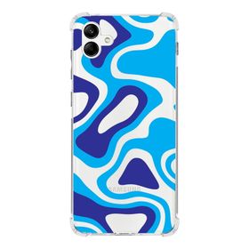 Printify Samsung Galaxy A04E Uyumlu Köşe Korumalı Antişok Kapak Renkli Desen Tasarımlı Şeffaf Kılıf