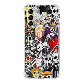 Printify Samsung Galaxy A04S Köşe Korumalı Antişok Kapak Grafiti Tasarımlı Şeffaf Kılıf