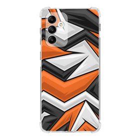 Printify Samsung Galaxy A04S Köşe Korumalı Antişok Kapak Grafiti Tasarımlı Şeffaf Kılıf