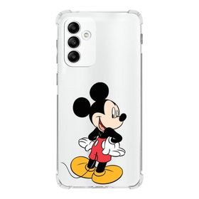Printify Samsung Galaxy A04S Köşe Korumalı Antişok Kapak Mickey Mouse Tasarımlı Şeffaf Kılıf