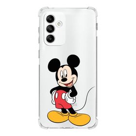 Printify Samsung Galaxy A04S Köşe Korumalı Antişok Kapak Mickey Mouse Tasarımlı Şeffaf Kılıf