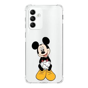 Printify Samsung Galaxy A04S Köşe Korumalı Antişok Kapak Mickey Mouse Tasarımlı Şeffaf Kılıf