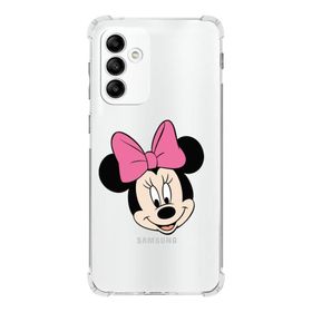 Printify Samsung Galaxy A04S Köşe Korumalı Antişok Kapak Minnie Mouse Tasarımlı Şeffaf Kılıf
