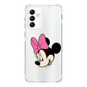 Printify Samsung Galaxy A04S Köşe Korumalı Antişok Kapak Minnie Mouse Tasarımlı Şeffaf Kılıf