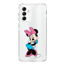 Printify Samsung Galaxy A04S Köşe Korumalı Antişok Kapak Minnie Mouse Tasarımlı Şeffaf Kılıf