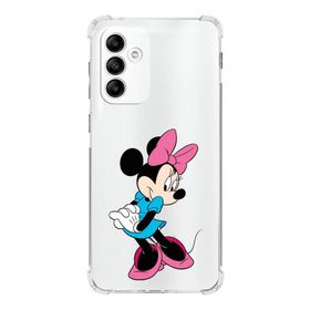 Printify Samsung Galaxy A04S Köşe Korumalı Antişok Kapak Minnie Mouse Tasarımlı Şeffaf Kılıf
