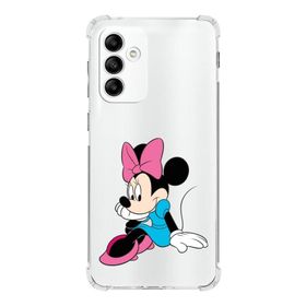 Printify Samsung Galaxy A04S Köşe Korumalı Antişok Kapak Minnie Mouse Tasarımlı Şeffaf Kılıf