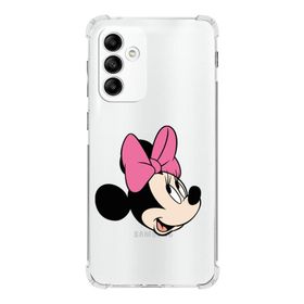 Printify Samsung Galaxy A04S Köşe Korumalı Antişok Kapak Minnie Mouse Tasarımlı Şeffaf Kılıf