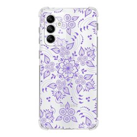 Printify Samsung Galaxy A04S Köşe Korumalı Antişok Kapak Nostalji Desen Tasarımlı Şeffaf Kılıf