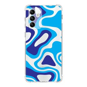 Printify Samsung Galaxy A04S Köşe Korumalı Antişok Kapak Renkli Desen Tasarımlı Şeffaf Kılıf