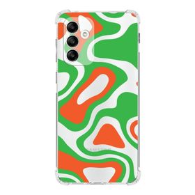 Printify Samsung Galaxy A04S Köşe Korumalı Antişok Kapak Renkli Desen Tasarımlı Şeffaf Kılıf