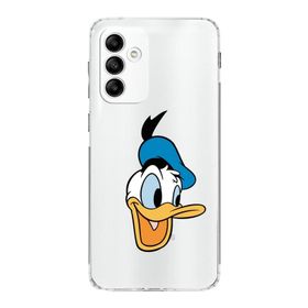 Printify Samsung Galaxy A04S Uyumlu Kamera Korumalı Kapak Donald Duck A Tasarımlı Şeffaf Kılıf