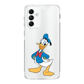 Printify Samsung Galaxy A04S Uyumlu Kamera Korumalı Kapak Donald Duck C Tasarımlı Şeffaf Kılıf