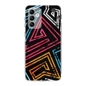 Printify Samsung Galaxy A04S Uyumlu Kamera Korumalı Kapak Grafiti B Tasarımlı Şeffaf Kılıf