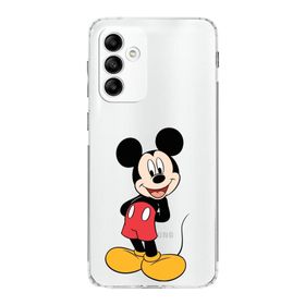 Printify Samsung Galaxy A04S Uyumlu Kamera Korumalı Kapak Mickey Mouse B Tasarımlı Şeffaf Kılıf