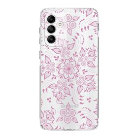 Printify Samsung Galaxy A04S Uyumlu Kamera Korumalı Kapak Nostalji Desen C Tasarımlı Şeffaf Kılıf