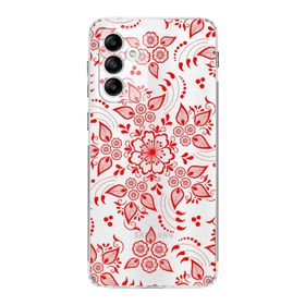 Printify Samsung Galaxy A04S Uyumlu Kamera Korumalı Kapak Nostalji Desen E Tasarımlı Şeffaf Kılıf