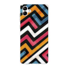 Printify Samsung Galaxy A05 Uyumlu Kamera Korumalı Kapak Grafiti C Tasarımlı Şeffaf Kılıf