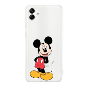 Printify Samsung Galaxy A05 Uyumlu Kamera Korumalı Kapak Mickey Mouse B Tasarımlı Şeffaf Kılıf