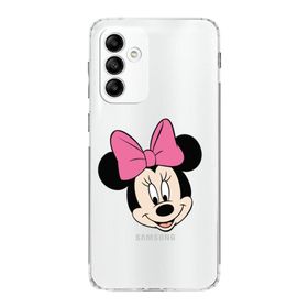 Printify Samsung Galaxy A05S Uyumlu Kamera Korumalı Kapak Minnie Mouse C Tasarımlı Şeffaf Kılıf