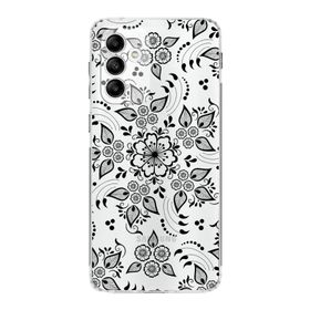 Printify Samsung Galaxy A05S Uyumlu Kamera Korumalı Kapak Nostalji Desen B Tasarımlı Şeffaf Kılıf