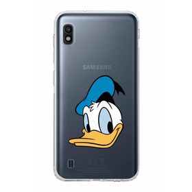 Printify Samsung Galaxy A10 Uyumlu Kamera Korumalı Kapak Donald Duck B Tasarımlı Şeffaf Kılıf