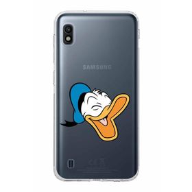Printify Samsung Galaxy A10 Uyumlu Kamera Korumalı Kapak Donald Duck E Tasarımlı Şeffaf Kılıf