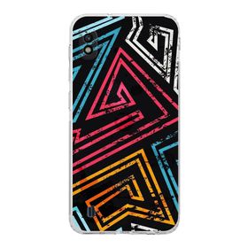 Printify Samsung Galaxy A10 Uyumlu Kamera Korumalı Kapak Grafiti B Tasarımlı Şeffaf Kılıf
