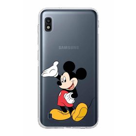 Printify Samsung Galaxy A10 Uyumlu Kamera Korumalı Kapak Mickey Mouse C Tasarımlı Şeffaf Kılıf