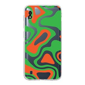 Printify Samsung Galaxy A10 Uyumlu Kamera Korumalı Kapak Renkli Desen E Tasarımlı Şeffaf Kılıf