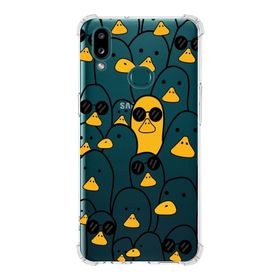 Printify Samsung Galaxy A10s Uyumlu Köşe Korumalı Antişok Kapak Duck Tasarımlı Şeffaf Kılıf