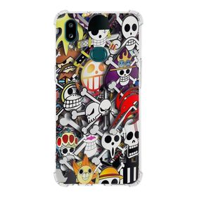 Printify Samsung Galaxy A10s Uyumlu Köşe Korumalı Antişok Kapak Grafiti Tasarımlı Şeffaf Kılıf