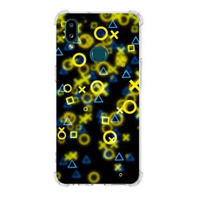 Printify Samsung Galaxy A10s Uyumlu Köşe Korumalı Antişok Kapak Grafiti Tasarımlı Şeffaf Kılıf