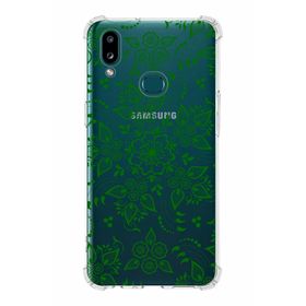 Printify Samsung Galaxy A10s Uyumlu Köşe Korumalı Antişok Kapak Nostalji Desen Tasarımlı Şeffaf Kılıf