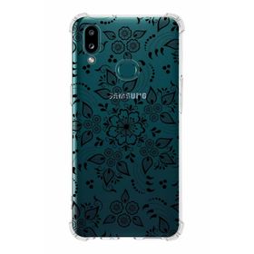 Printify Samsung Galaxy A10s Uyumlu Köşe Korumalı Antişok Kapak Nostalji Desen Tasarımlı Şeffaf Kılıf