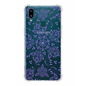 Printify Samsung Galaxy A10s Uyumlu Köşe Korumalı Antişok Kapak Nostalji Desen Tasarımlı Şeffaf Kılıf